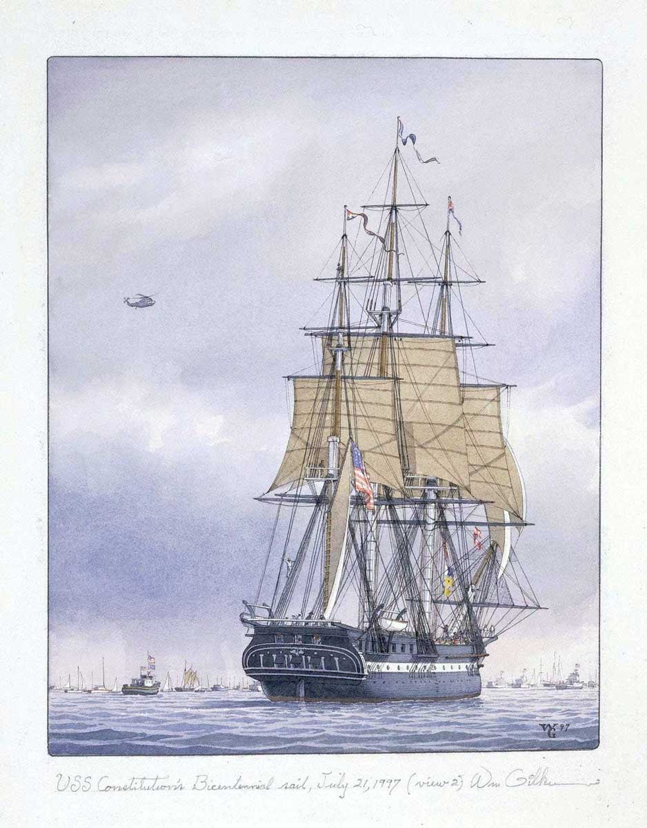 USS Constitution - William Gilkerson, Maritime Arts